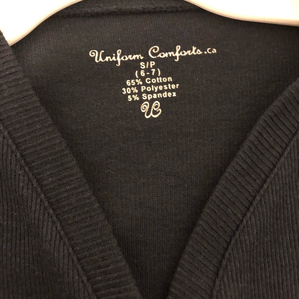 Navy blue button down cardigan - Picture 3 of 3